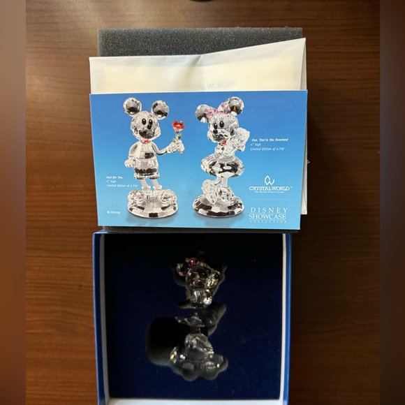 Disney Crystal World "Gee, You're The Sweetest" Limited Edition Minnie Mouse - Picture 2 of 10